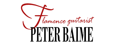 Peter Baime Flamenco Guitarist, Logo
